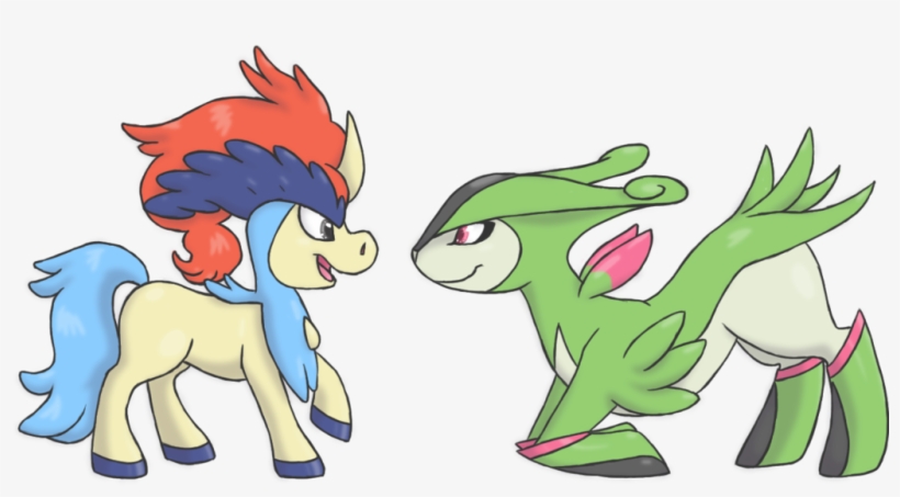 Virizion And Keldeo By Neothebean, transparent png #7250832