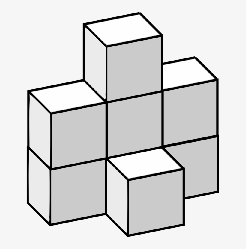 Paper Origami Mathematics Cube Burr Puzzle Free Commercial, transparent png #7251911