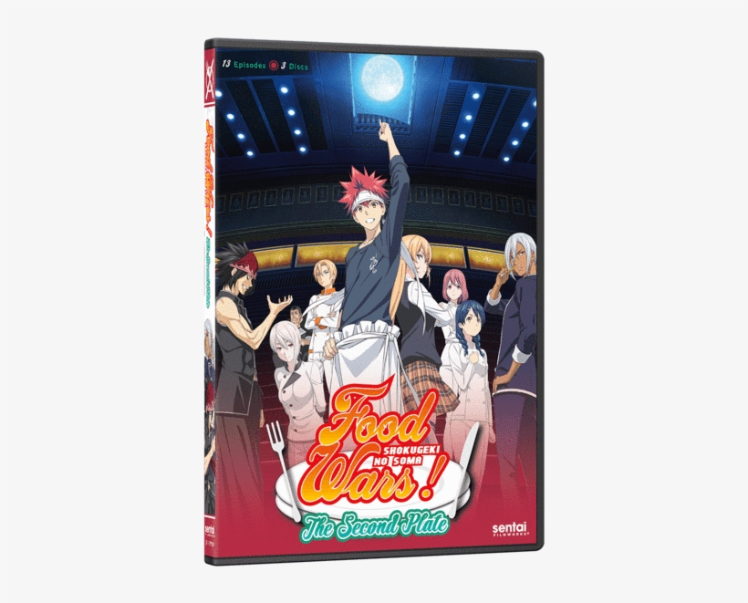 Food Wars The Second Plate Complete Collection Dvd, transparent png #7251973
