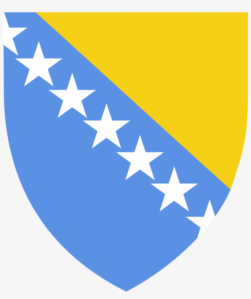 Yu Images Coat Of Arms Of Bosnia And Herzegovina Hd, transparent png #7252197