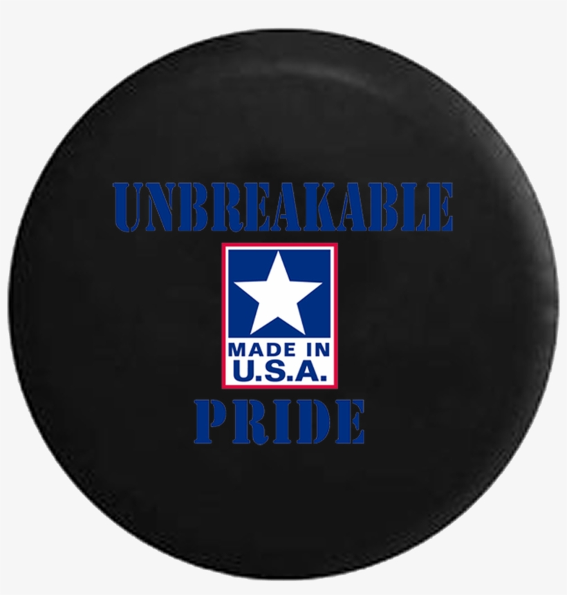 Made In Usa Stamp Jeep Camper Spare Tire Cover 35-, transparent png #7252869