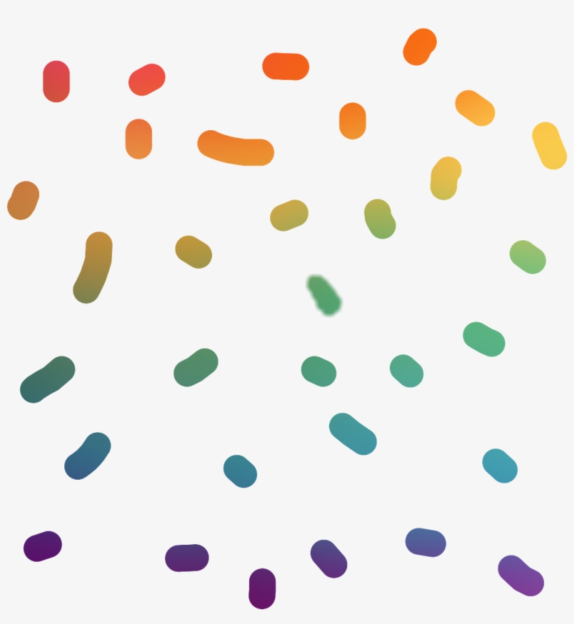 Rainbow Confetti Party Cool Like Edit Sticker Art Inter, transparent png #7254582