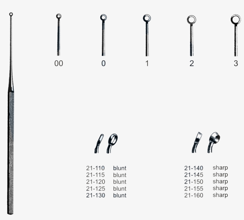 Buck Ear Curette, Angular, 6 1/2" , Blunt,, transparent png #7254771