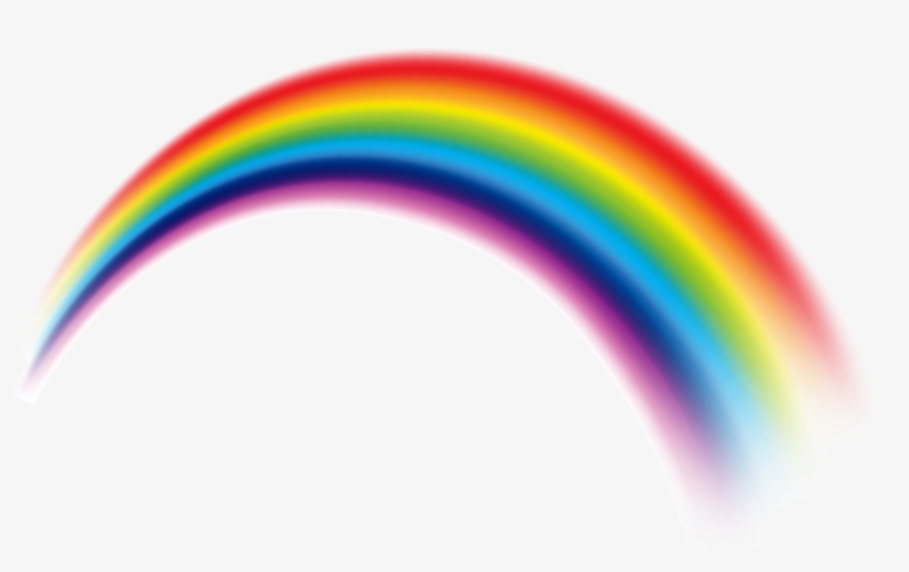 Pink Rainbow Sky Pattern Free Clipart Hq, transparent png #7254774