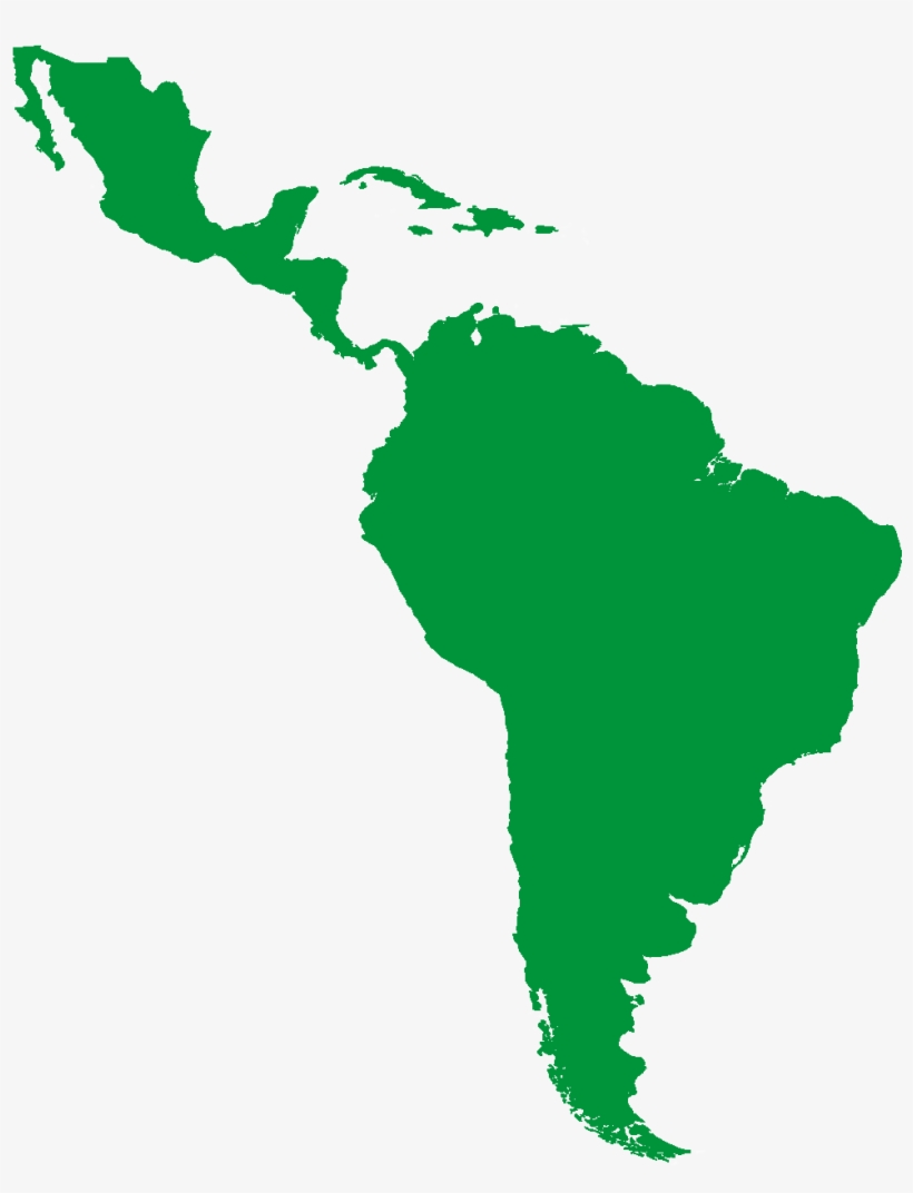 Map Of Mexico And South America, transparent png #7256052