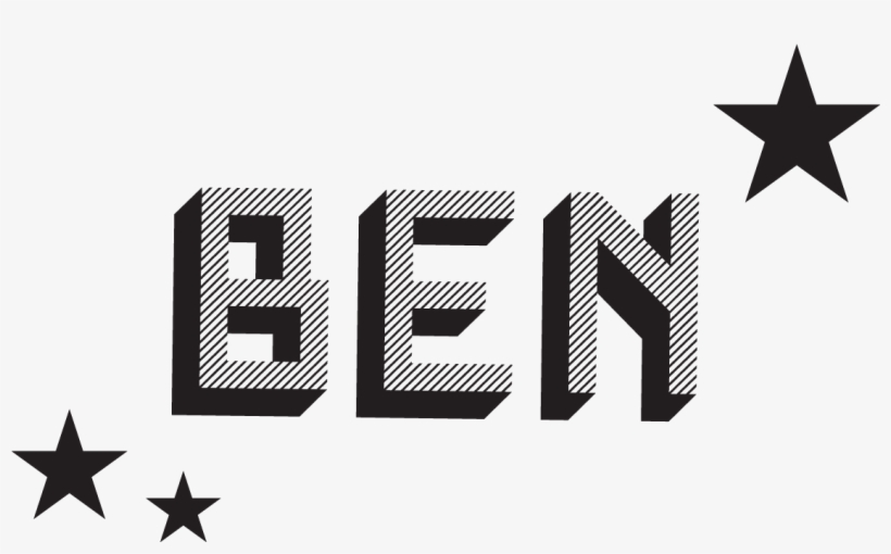 Individual Stripey Name Stamp With 3 Stars, transparent png #7257250