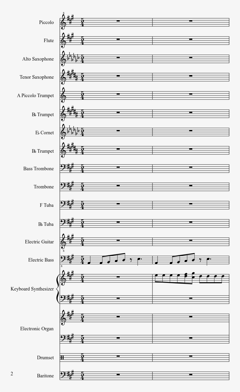 Derp Sheet Music 2 Of 208 Pages, transparent png #7258798