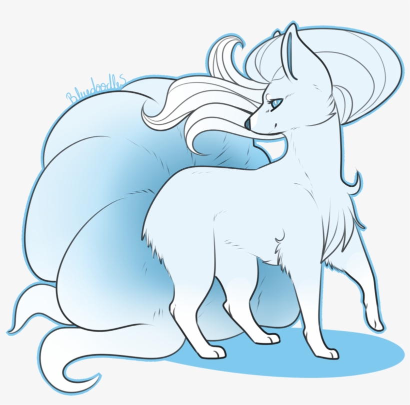 Okay Gimme A Pokemon To Mix With This Alolan Ninetales, transparent png #7259122