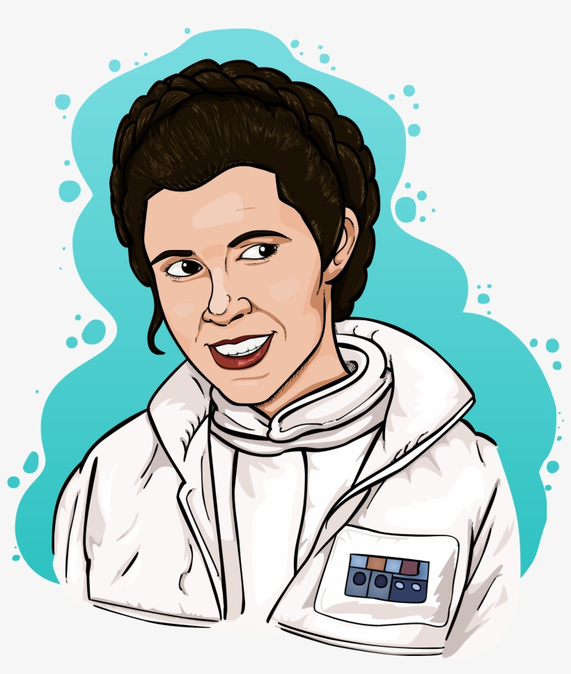Author Comments - R - I - P - Carrie Fisher, transparent png #7259630