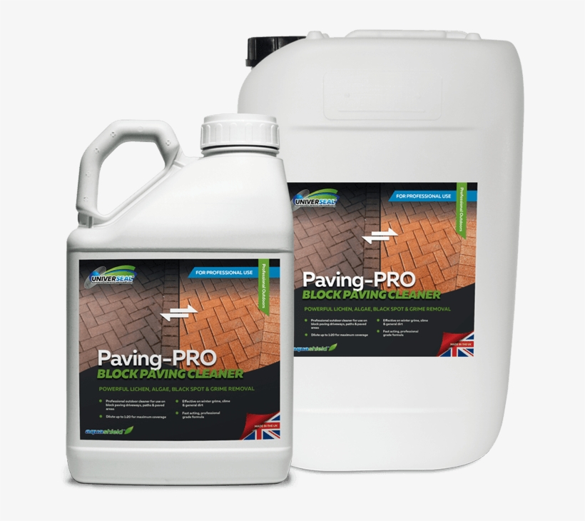 Universeal Paving-pro Block Paving Cleaner Range, transparent png #7260242