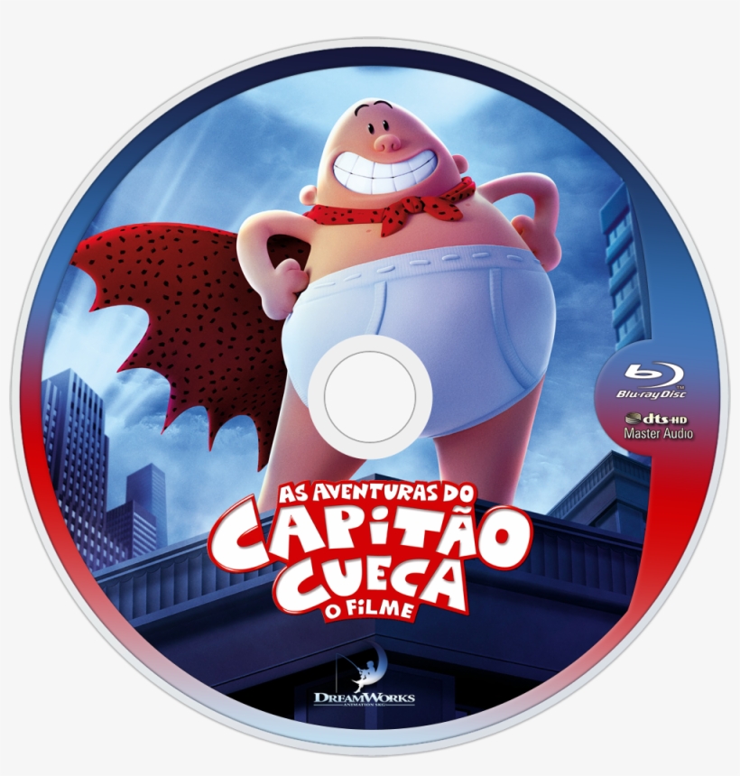 Captain Underpants Bluray Disc Image, transparent png #7263100