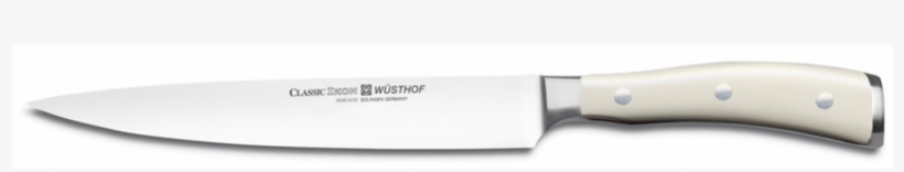 8" Classic Ikon Creme Carving Knife, transparent png #7263233