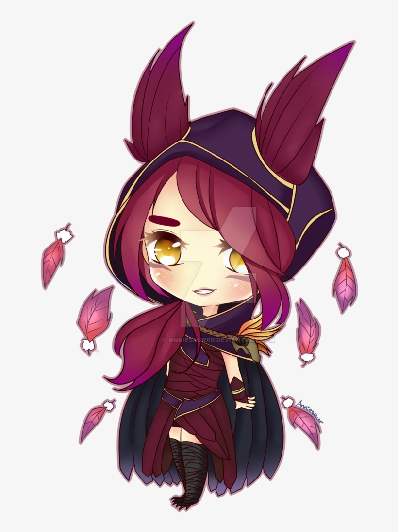 Xayah By Anniesaurrr, transparent png #7264220