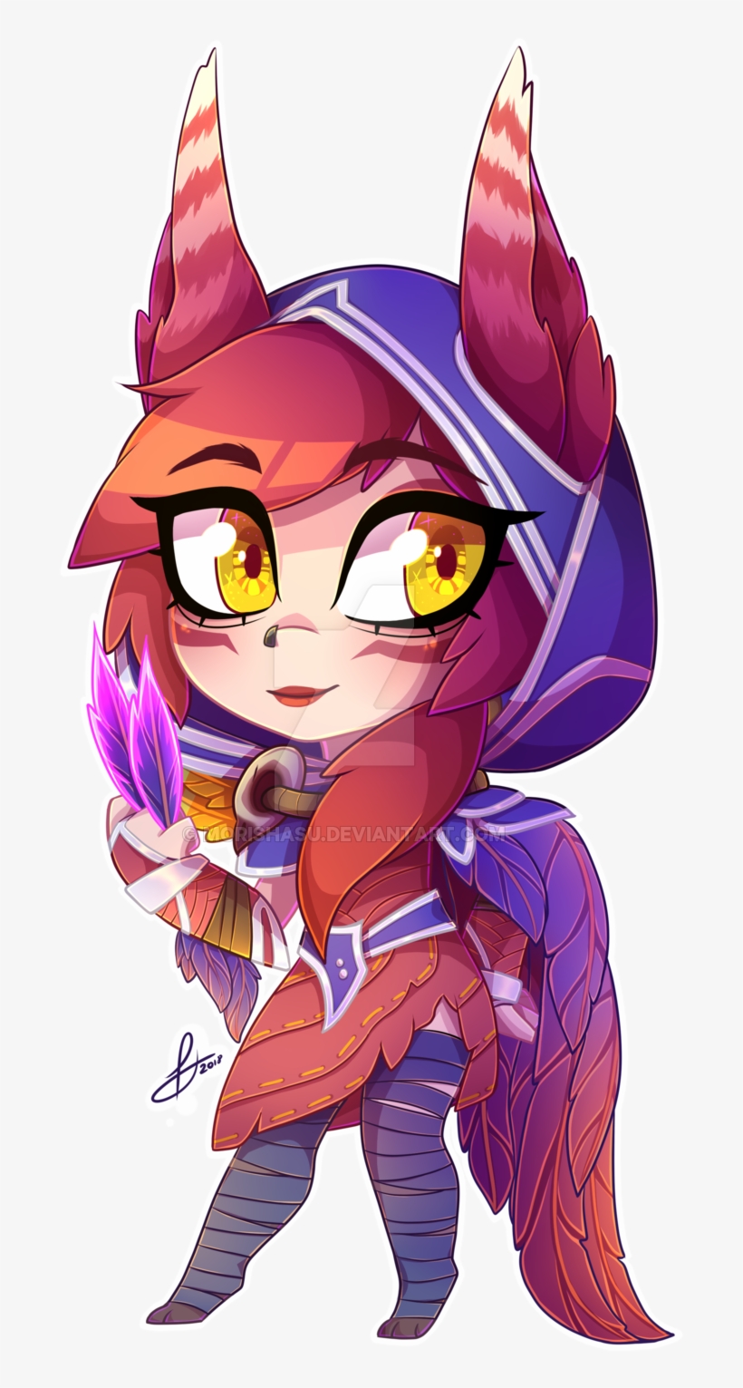 [fa] Xayah By Morishasu, transparent png #7264328