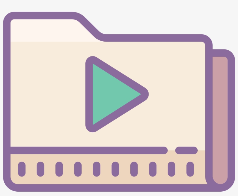 Movies Folder Icon, transparent png #7264768