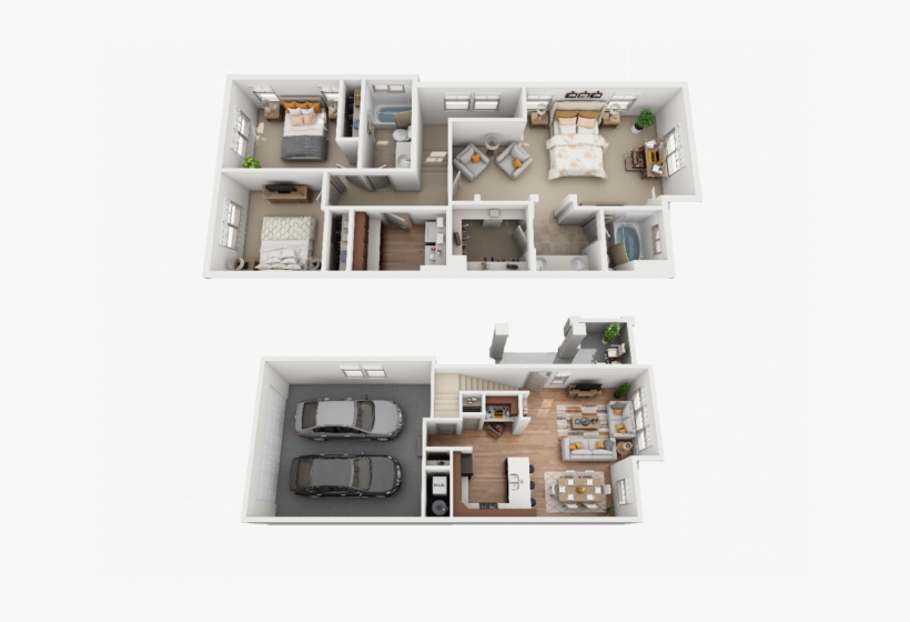 Floor Plans3x2 Townhome, transparent png #7265124