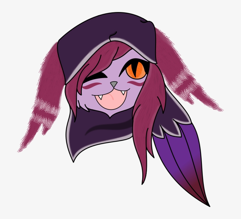 Cat Xayah Emote By Fawnkel, transparent png #7265401