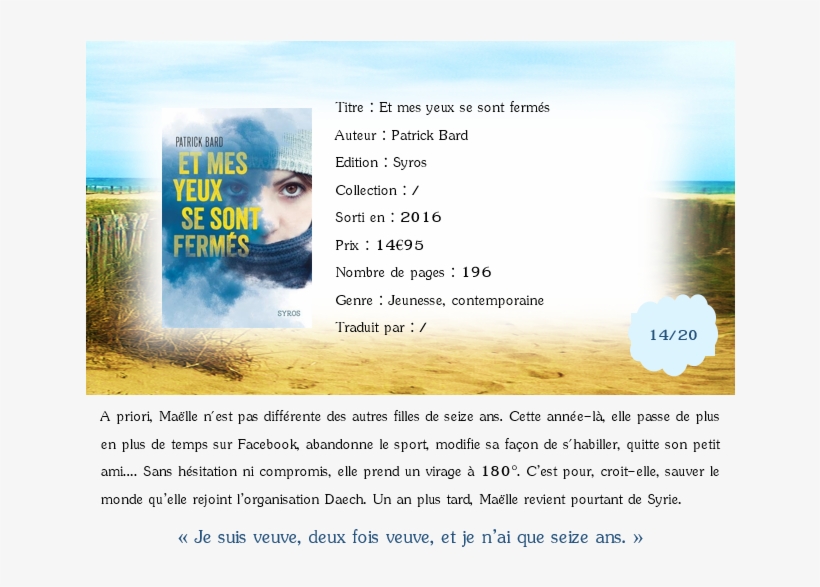 Chronique • Et Mes Yeux Se Sont Fermés, transparent png #7265655