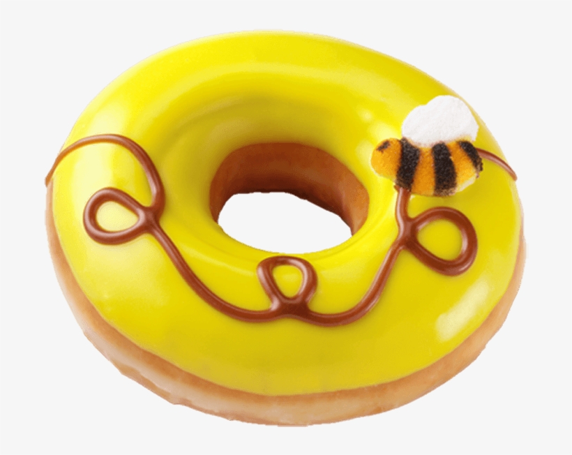 Honey Bee Doughnut @ Krispy Kreme For A Limited Time, transparent png #7265821