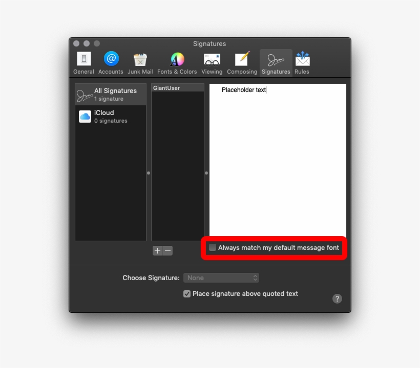 Ensure The Always Match My Default Font Checkbox Is, transparent png #7270658