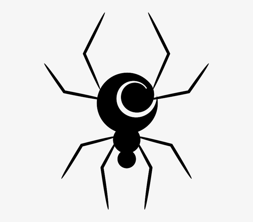 Spiders Drawing Creepy, transparent png #7271170