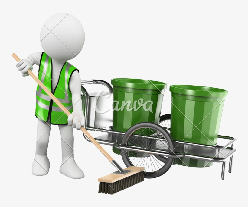 D With His Broom Photos By, transparent png #7272413