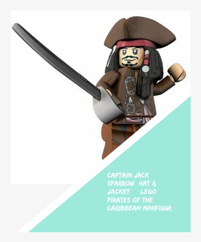 Captain Jack Sparrow Lego Pirates Of The Caribbean, transparent png #7272599