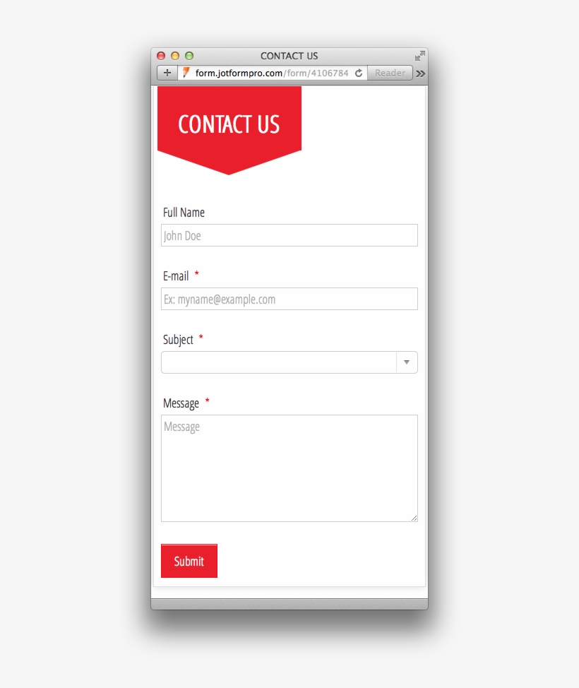 Contact Form - Mobile Responsive, transparent png #7272924