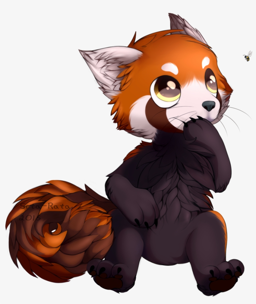Digital Art « Older Amélia Red Panda, transparent png #7275192