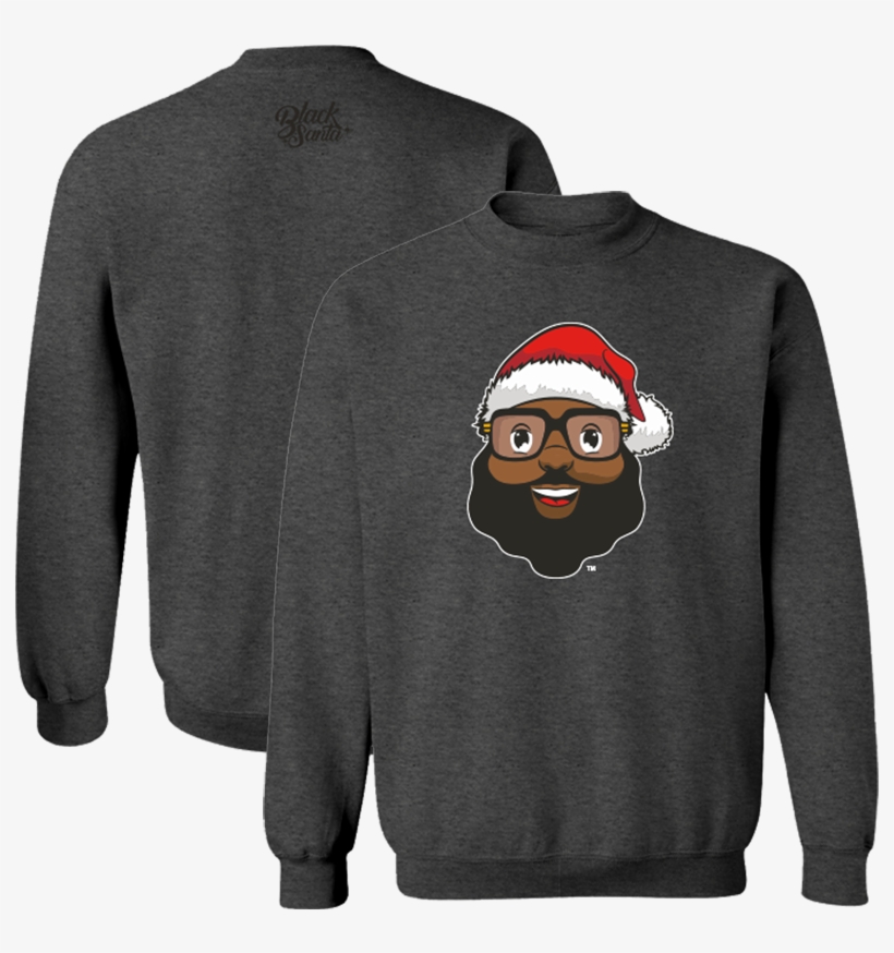 Black Santa Logo Sweater, transparent png #7280318