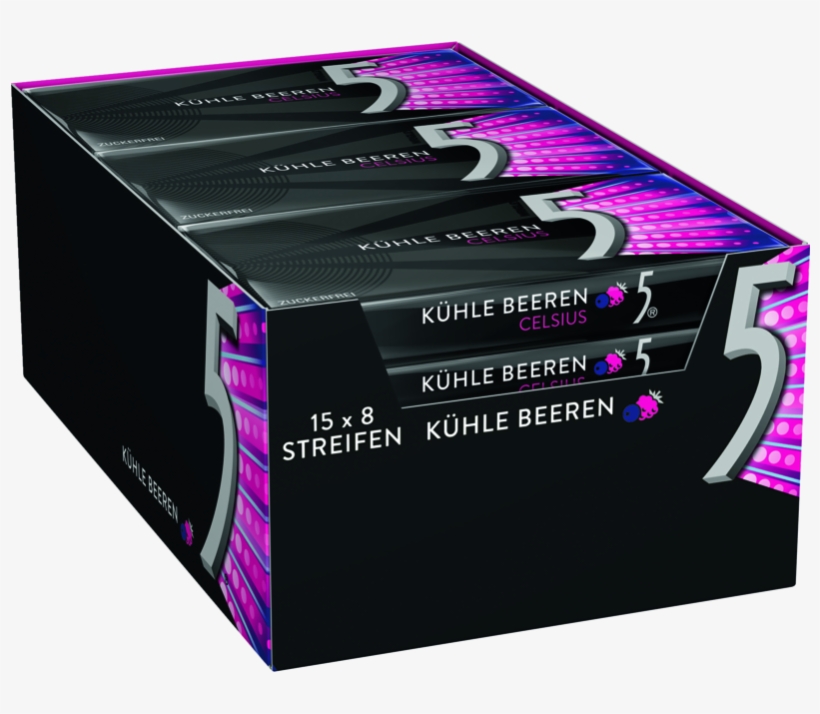 5 Gum Celsius Kühle Beeren, transparent png #7281058