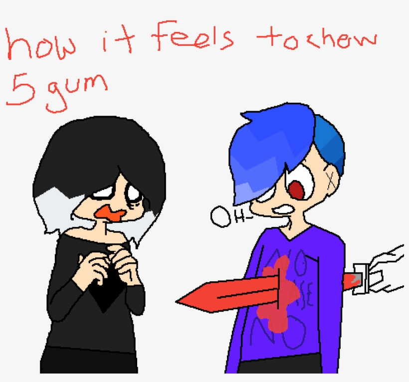 How It Feels To Chew 5 Gum, transparent png #7281104