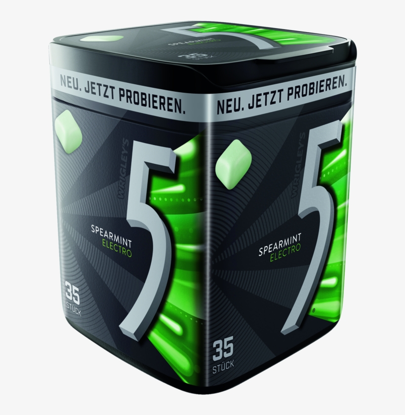 5 Gum Dose Electro, transparent png #7281380