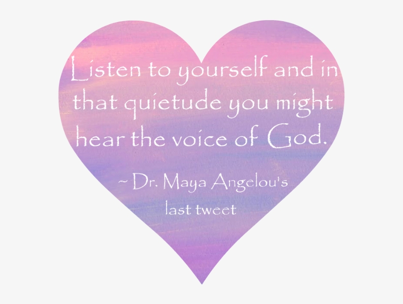 Maya Angelou's Last Tweet, transparent png #7281610