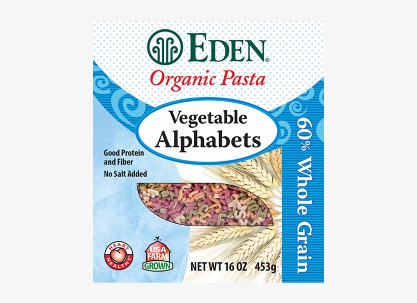 Eden, Sopa De Vegetales En Forma De Letras, 453 G, transparent png #7282346