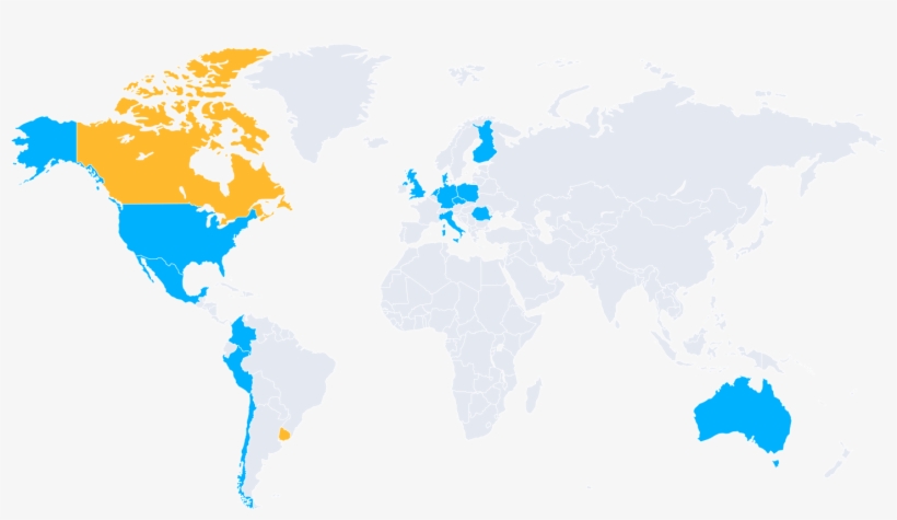 Map Of Countries Where Weed Is Legal, transparent png #7282354