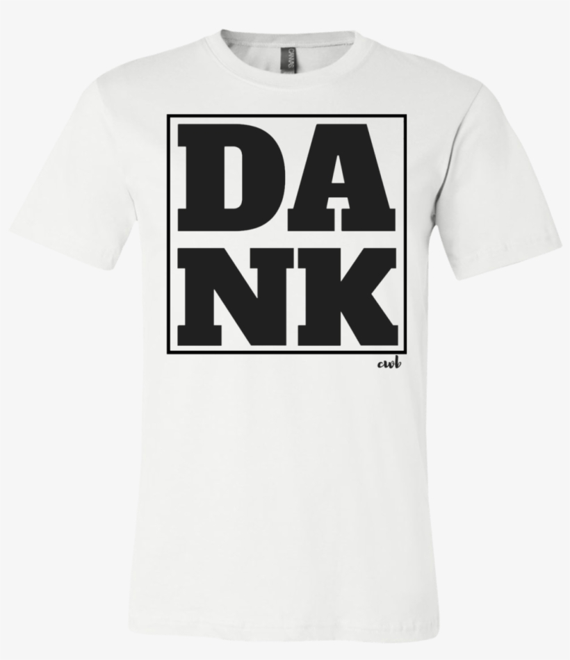 Dank White Fitted Men's T-shirt, transparent png #7282397