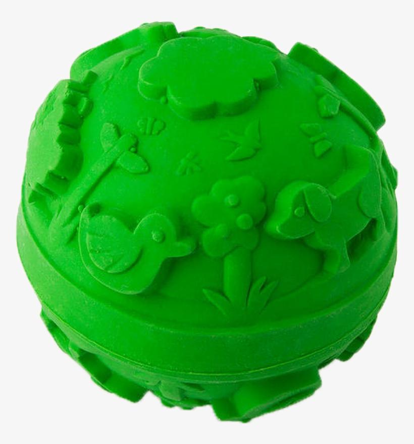 Ekologisk Boll I Naturgummi, Grön, transparent png #7283009