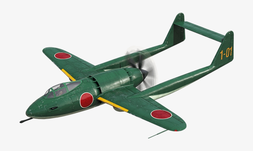 Mitsubishi J4m Senden, Tier Vii Japanese Multirole, transparent png #7283350