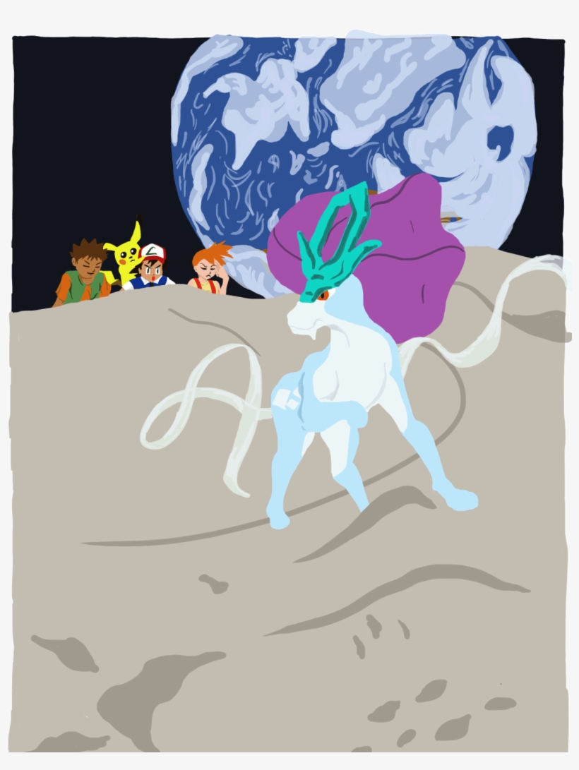 Catching A Suicune In Space, transparent png #7283407