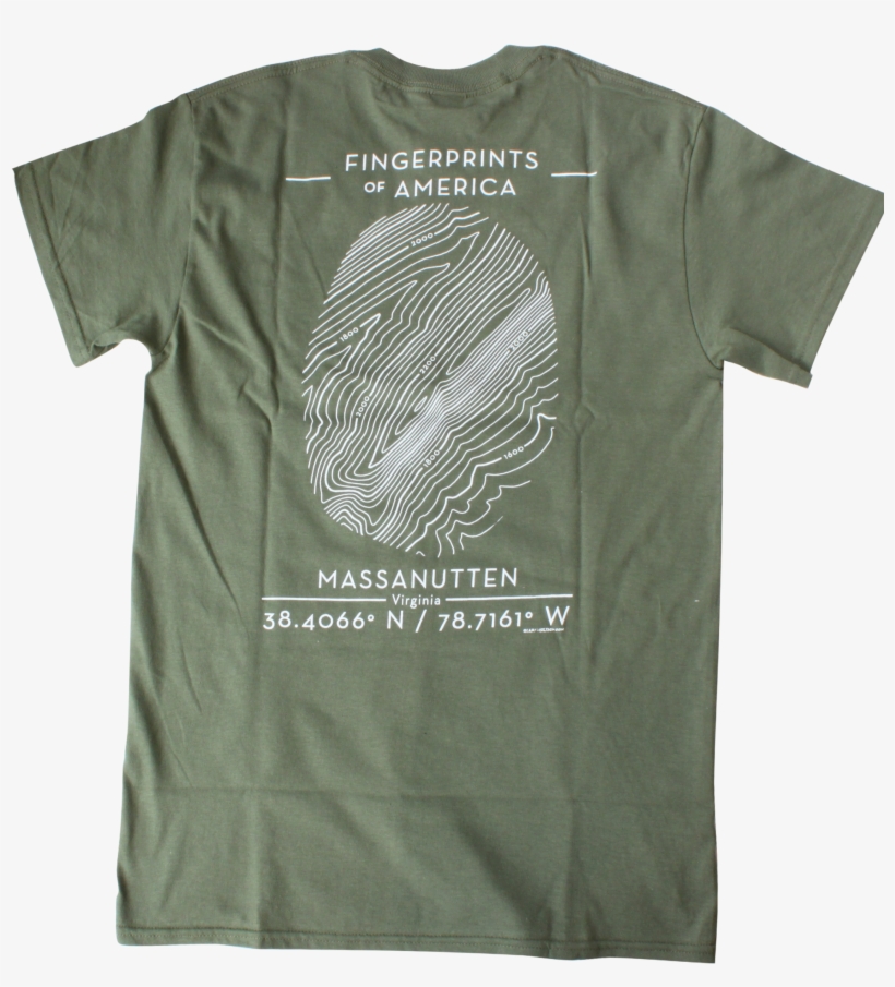 Topographic Thumbprint Map Shirt, transparent png #7283467