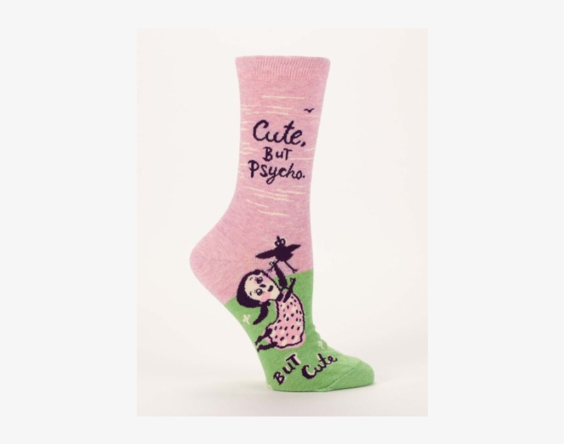 Cute But Psycho But Cute Socks, transparent png #7284845