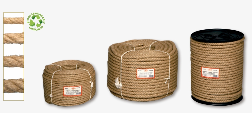 Cuerda Canamo Cableada 4 C 5 Mm A 30 Mm, transparent png #7285535