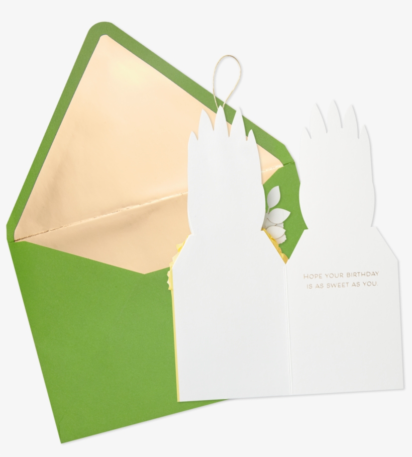 Pineapple Piñata Birthday Card, transparent png #7285878