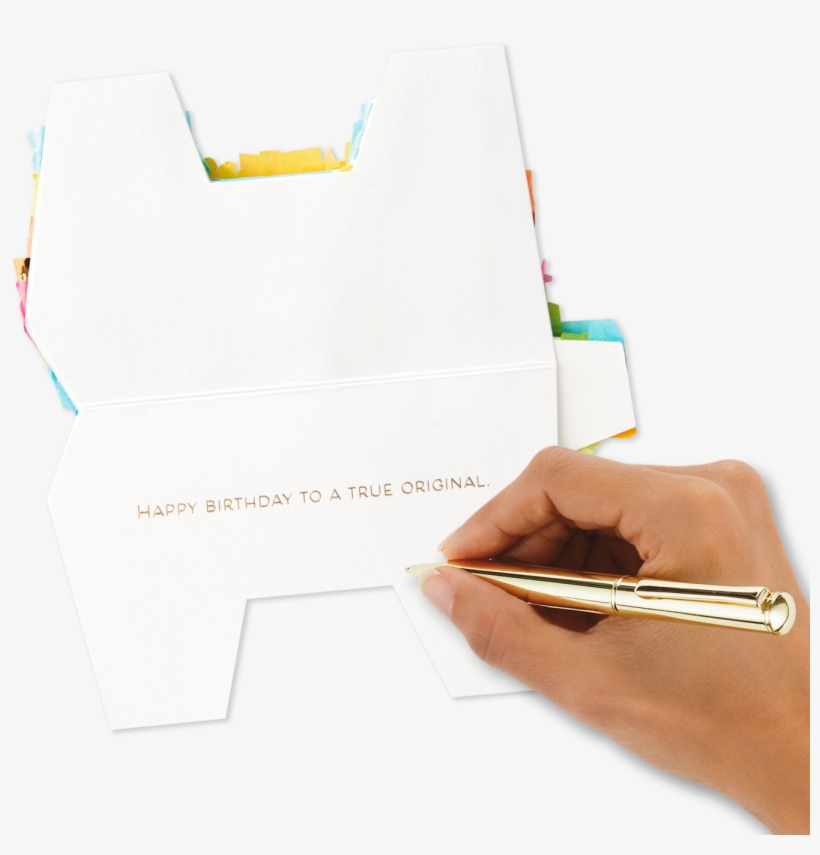 Colorful Donkey Piñata Birthday Card, transparent png #7286005