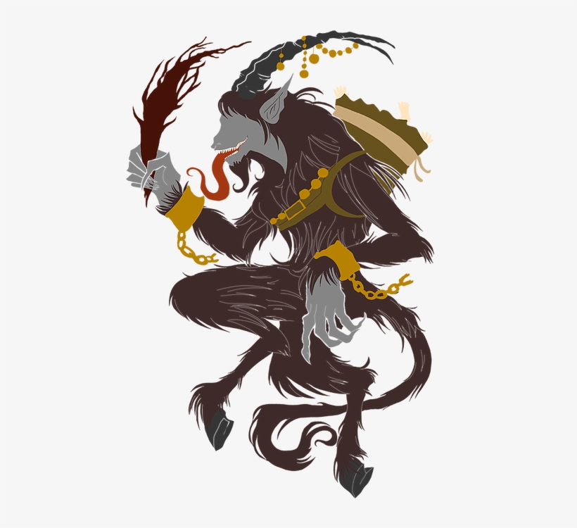 Krampus Brown, transparent png #7287891