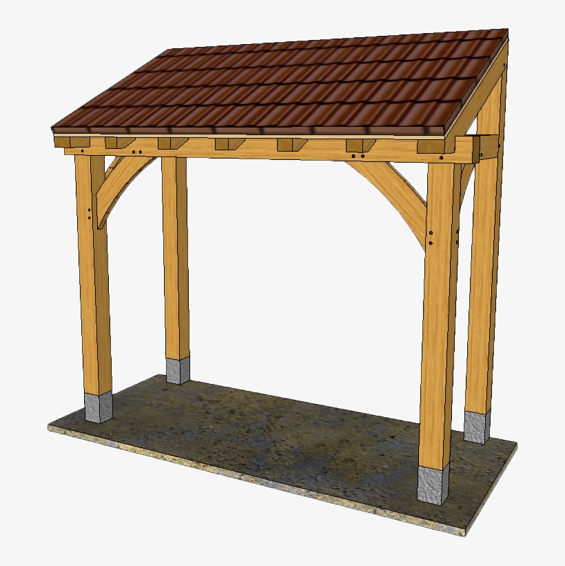 Lean Too Open Porch With Roof L1, transparent png #7288440