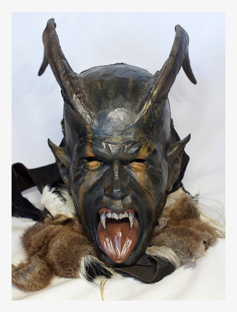 Austrian Perchtenmaske And Costume, transparent png #7288509
