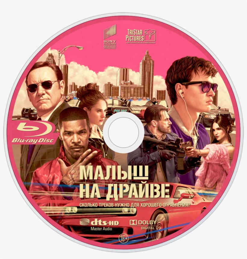 Baby Driver Bluray Disc Image, transparent png #7288774