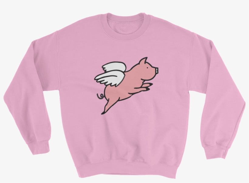 Flying Pig Long Sleeve Swish Embassy, transparent png #7290173